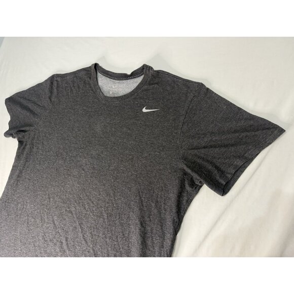 Nike DRI FIT Charcoal Grey Short Sleeve Tee Shirt Men’s XXL - Picture 2 of 7